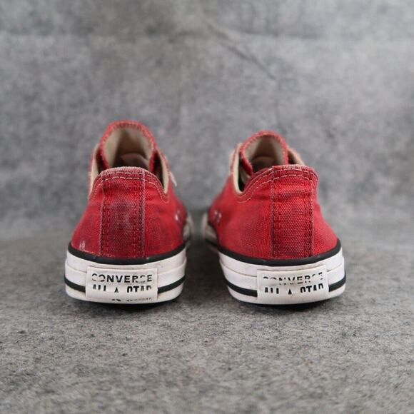 Converse Shoes Kids 3 Sneaker Chuck Taylor All Star Low Classic Red Canvas Youth - Picture 5 of 12